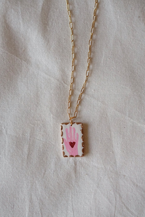 "Pink Heart" Necklace