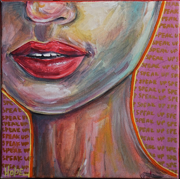 ''Speak up'' Painting