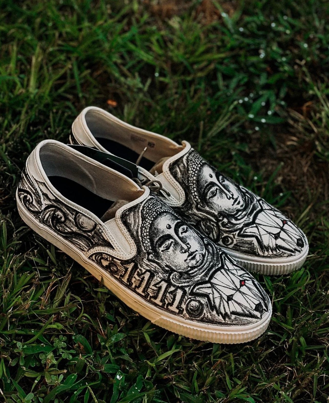 Custom Wolf shoes